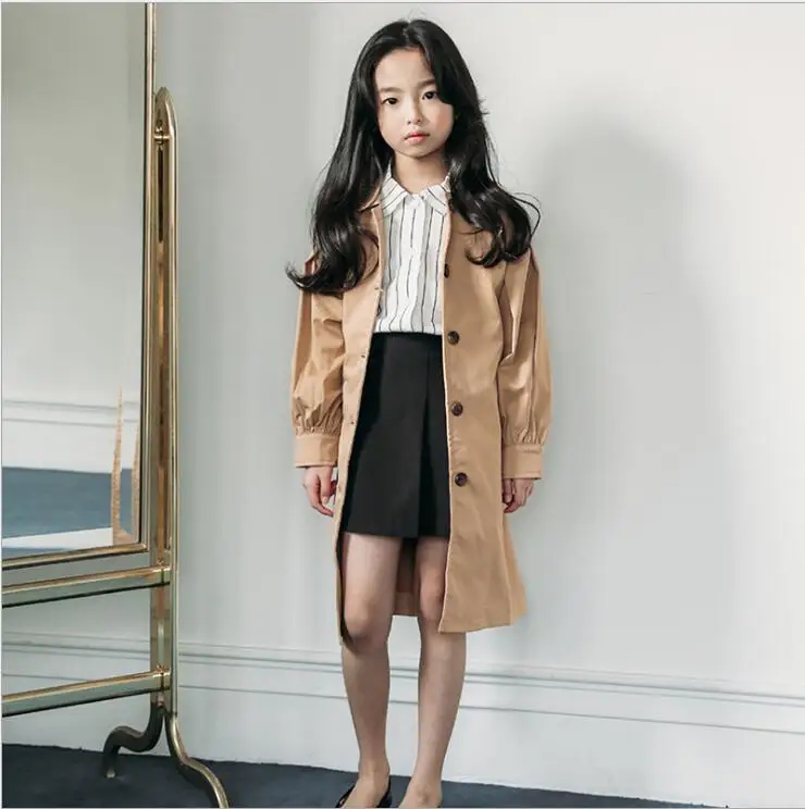 Детское демисезонное пальто для девочек на возраст 6-14 лет | Мать и ребенок