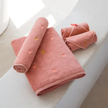 

Quick Dry Towel Bath Towel Three Piece Set Kids Towel Beach Toalla Microfibra Deporte Hand Towels Bathroom Woven Towel HH50YJ