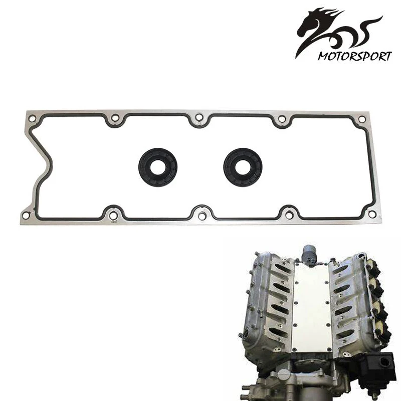 Engine Gasket Set Valley Pan Cover Plate Gasket Seal 12558178 For LS LQ4 LQ9 Buick Cadillac Chevrolet GMC Hummer Pontiac 5.3L 6.0L 5.7L 4.8L