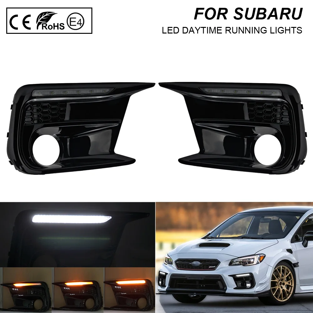 

Daytime Running Dynamic Light DRL LED for Subaru WRX 2018~ LED Turn Signal Side Indicator