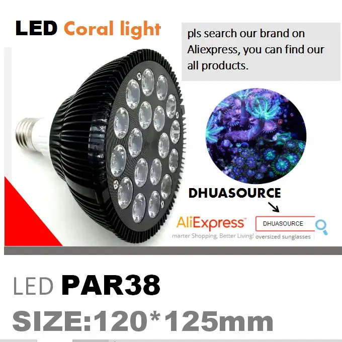 Коралловый фонарь led аквариум Люстра для освещения аквариума лампы лампа в форме растения 50/54 Вт для морской коралловый риф приемный водорослей