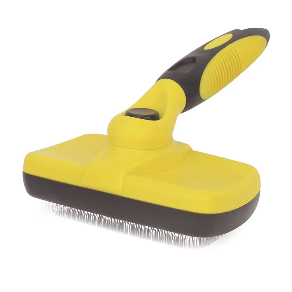 Dog Brush Pet Grooming Cat Hair Brush Self Cleaning Slicker Brush For