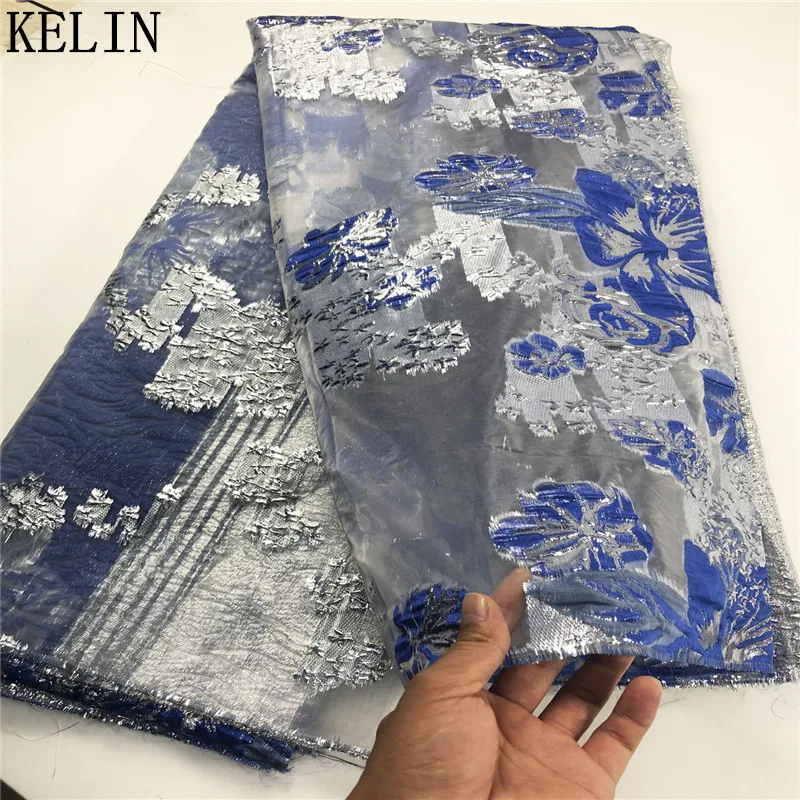 

5yards African Lace Fabric Embroidered Nigerian Organza Guipure Lace for Wedding High Quality French Tulle Lace Fabric OFN037