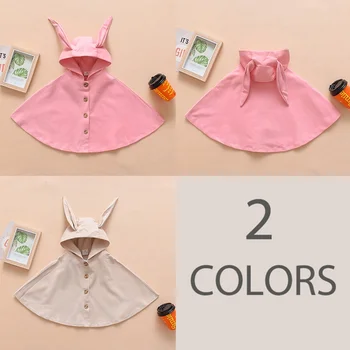 

Kids Baby Coat Girls Spring Autumn Warm Cotton Outwear Cloak Button Jacket Coat Jacket For Girls