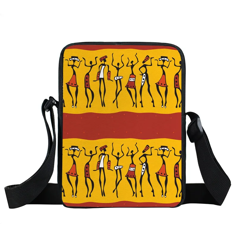 Afro science/мини-сумка-мессенджер с принтом для мальчиков и девочек, афроамериканцы, коричневые женские сумки, Детская плечевая сумка, детские сумки через плечо - Цвет: xkbafroboys11