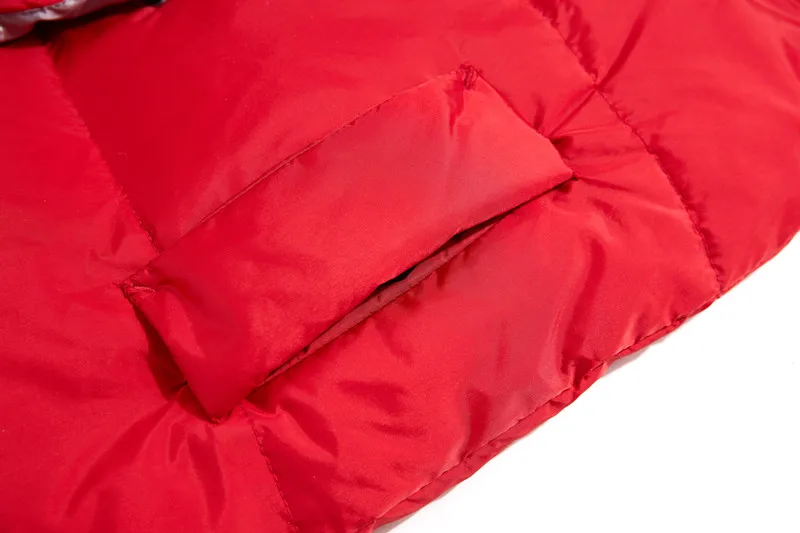 Winter Jackets 2-8 years Child Girls Boys Hooded Zipper White Duck Down Long Outwears Winter Warm Long Jackets