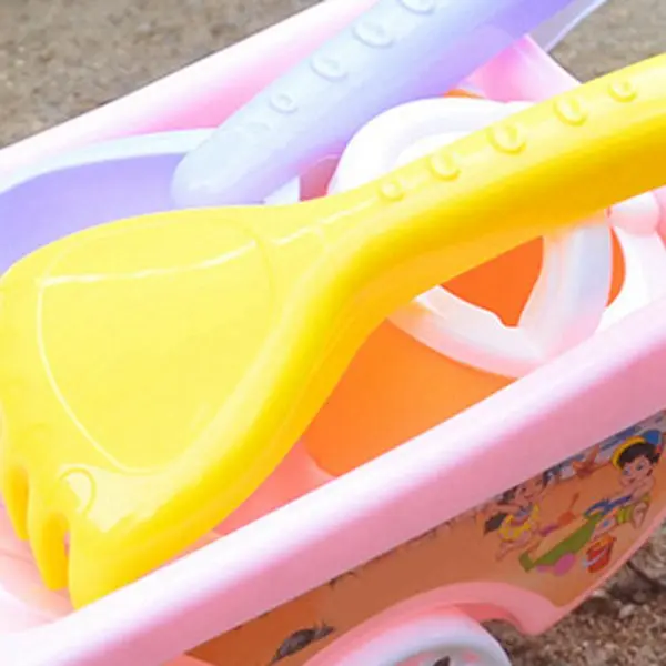 amazing  7 Sets Of Children Playing Sand Dredging Tools Playing Water Beach Toys