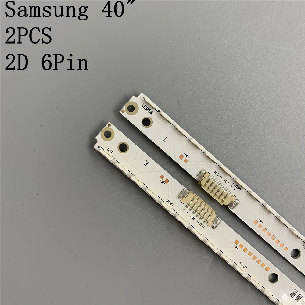 Новый комплект 2 шт. 56 светодиодный 500 мм фонарь для подсветки Samsung UA40ES6100J UE40ES5500