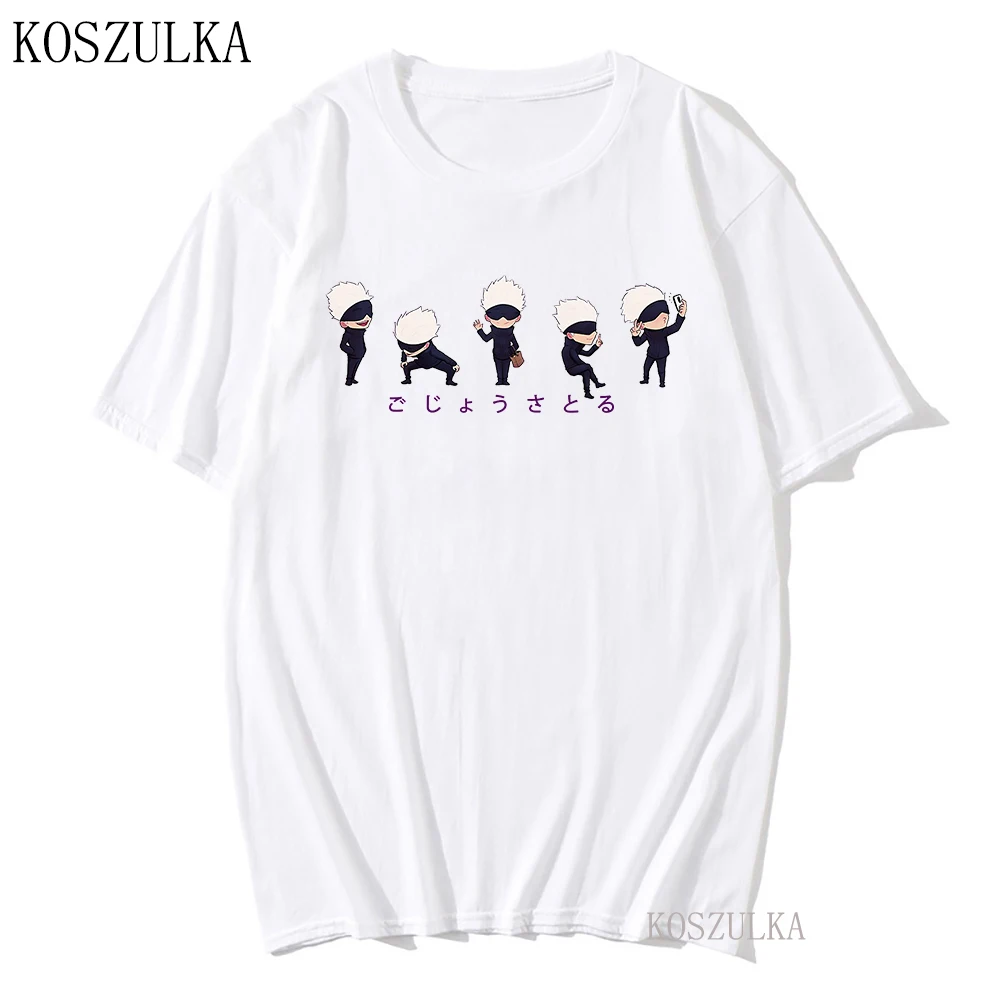 Jujutsu Kaisen Anime T Shirt Summer Kawaii Men Clothing Harajuku