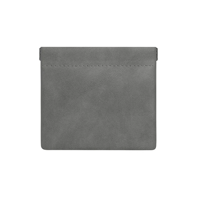BUBM Mini Small Wallet Change Bag Coin Purse Money Change Bag Key Earbuds Storage Bag Credit Card Holder Case For Boys Girls S-dark gray