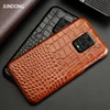 Leather Phone case For Xiaomi Redmi Note 9S 8 7 6 5 K30 Mi 9 se 9T 10 Lite A3 Mix 2s Max 3 Poco F1 X2 X3 F2 Pro Crocodile Cover ► Photo 2/6