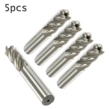 

5* 1/2X1/2 HSS CNC 4 Flutes End Mill Cutter Milling Machine Tools Drill Bits