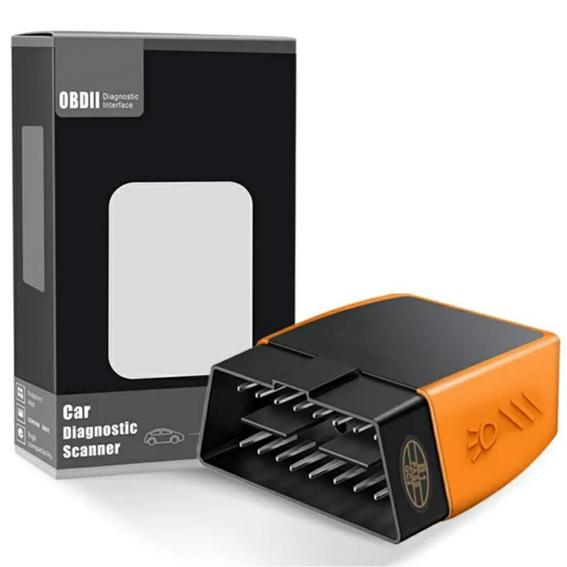 OBD2 автомобильный диагностический сканер Bluetooth 4,0 Профессиональный считыватель кодов автомобильный детектор неисправностей совместим с Android и IOS