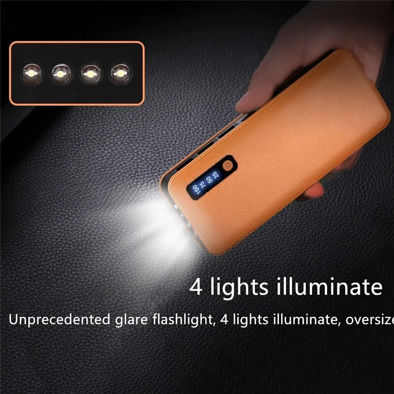 Power Bank 30000mAh Powerbank External Battery Portable Fast Charger for All Smartphone with Charger Bank Triple USB Waterproof
