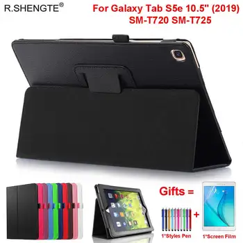 

Lightweight Filp Leather Stand Cover for Samsung Galaxy Tab S5e 10.5 2019 Case Tablet SM-T720 T725 Funda Case with Pen+Film