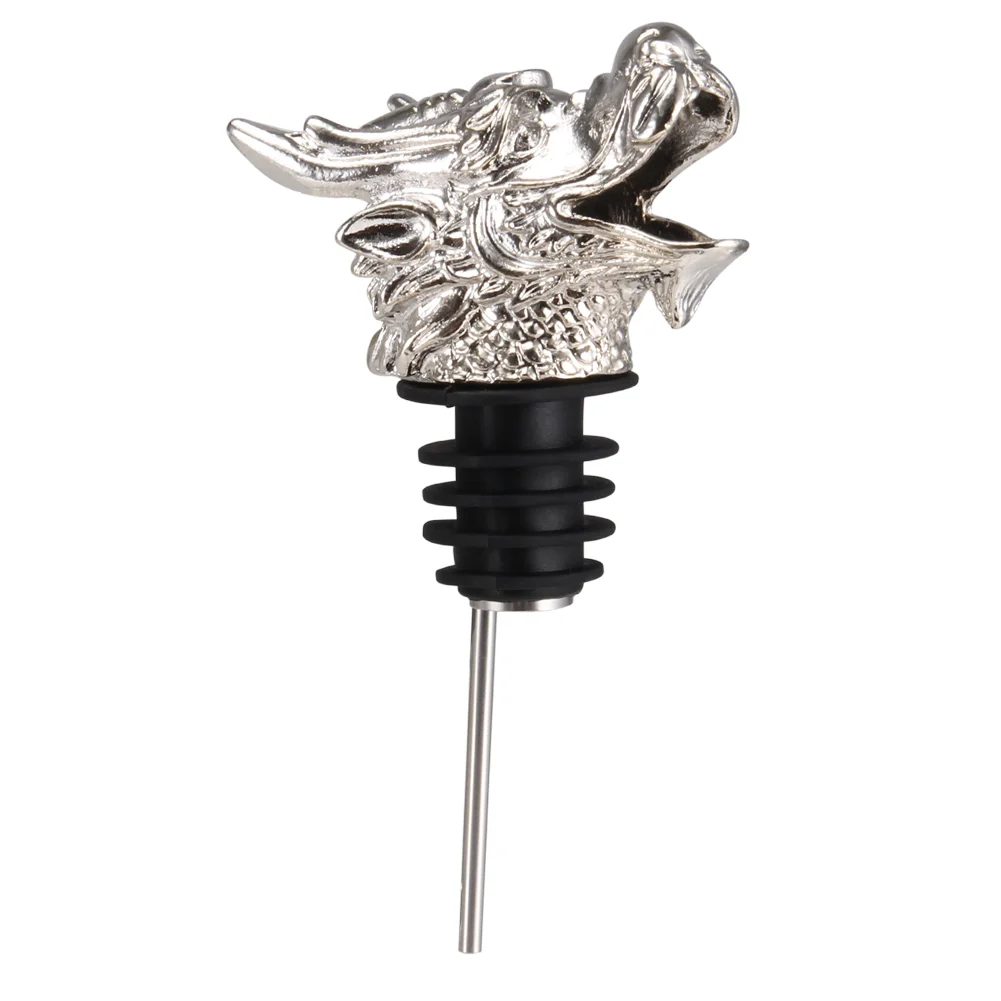dragon Горячее вино аэратор Pourer Китайский Знак зодиака графин Носик Бутылка пробка воздушный диффузор NDS - Цвет: dragon