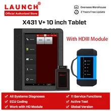 Launch X431 V Plus HDIII сверхмощный автомобильный диагностический сканер Диагностика Авто полная система Диагностика Профессиональный сканирующий инструмент HD3