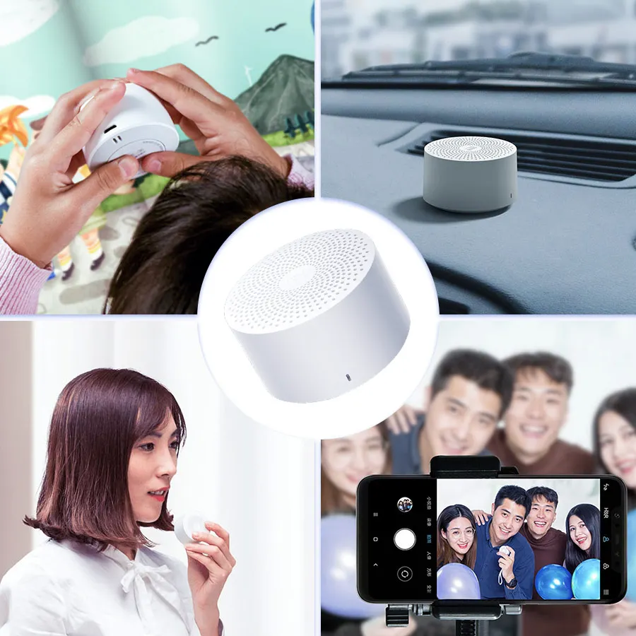Xiaomi XiaoAi портативный мини беспроводной Bluetooth динамик сабвуфер умный голосовой