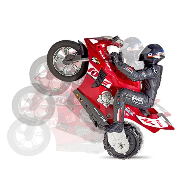 2.4G High Speed RC Stunt Motorbike 360 degree Rotation Stunt Drift Car Shockproof  Auto Balance Racing Motorbike RC  Motorcycle 3