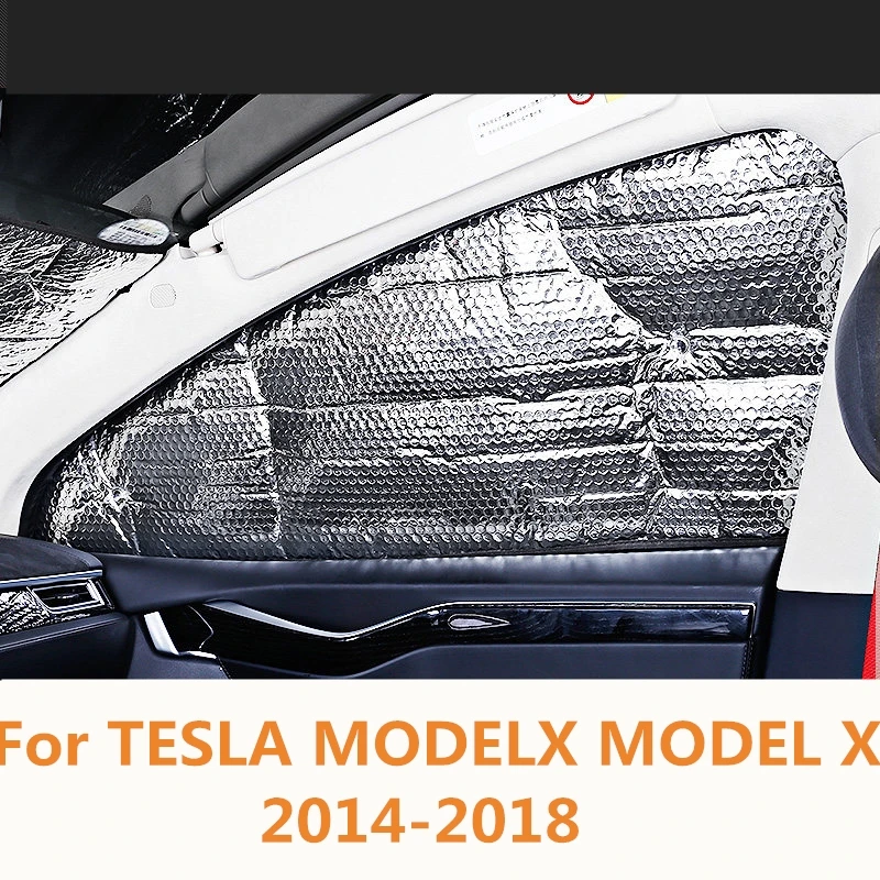 Для TESLA MODELX модель X- автомобильный Стайлинг тенты укрытия оконные козырьки дождь бровь внутренняя отделка авто аксессуары