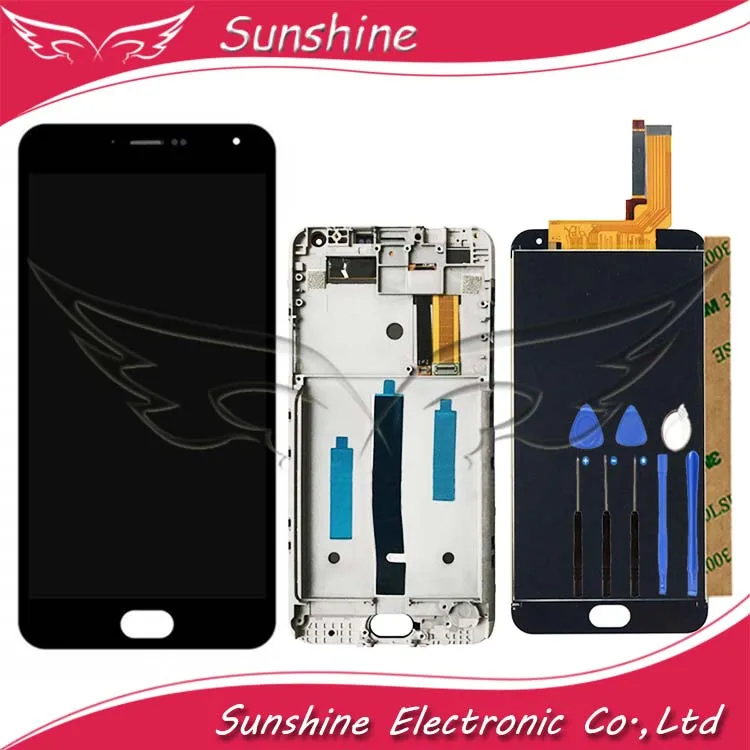 

Tested LCD Display For MEIZU M2 Note LCD Display Screen with Touch Sensor Complete Assembly