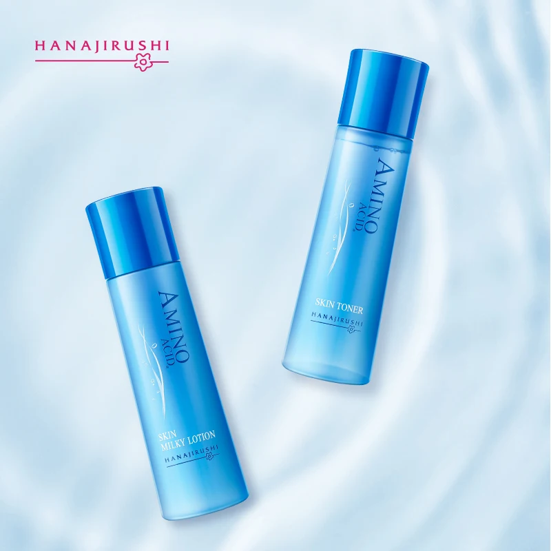 Online Juegos de loción de tóner de piel de aminoácidos HANAJIRUSHI, juego de emulsión de agua para maquillaje, hidratante antiedad, suavizante, 198ml
