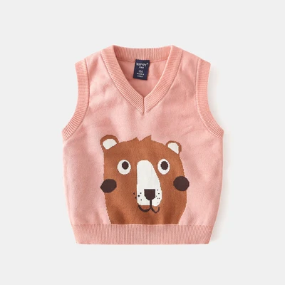 

2-8y Baby boys sweaters waistcoats v-neck roupas infantis winter pull enfant garcon autumn children clothes knitted vests