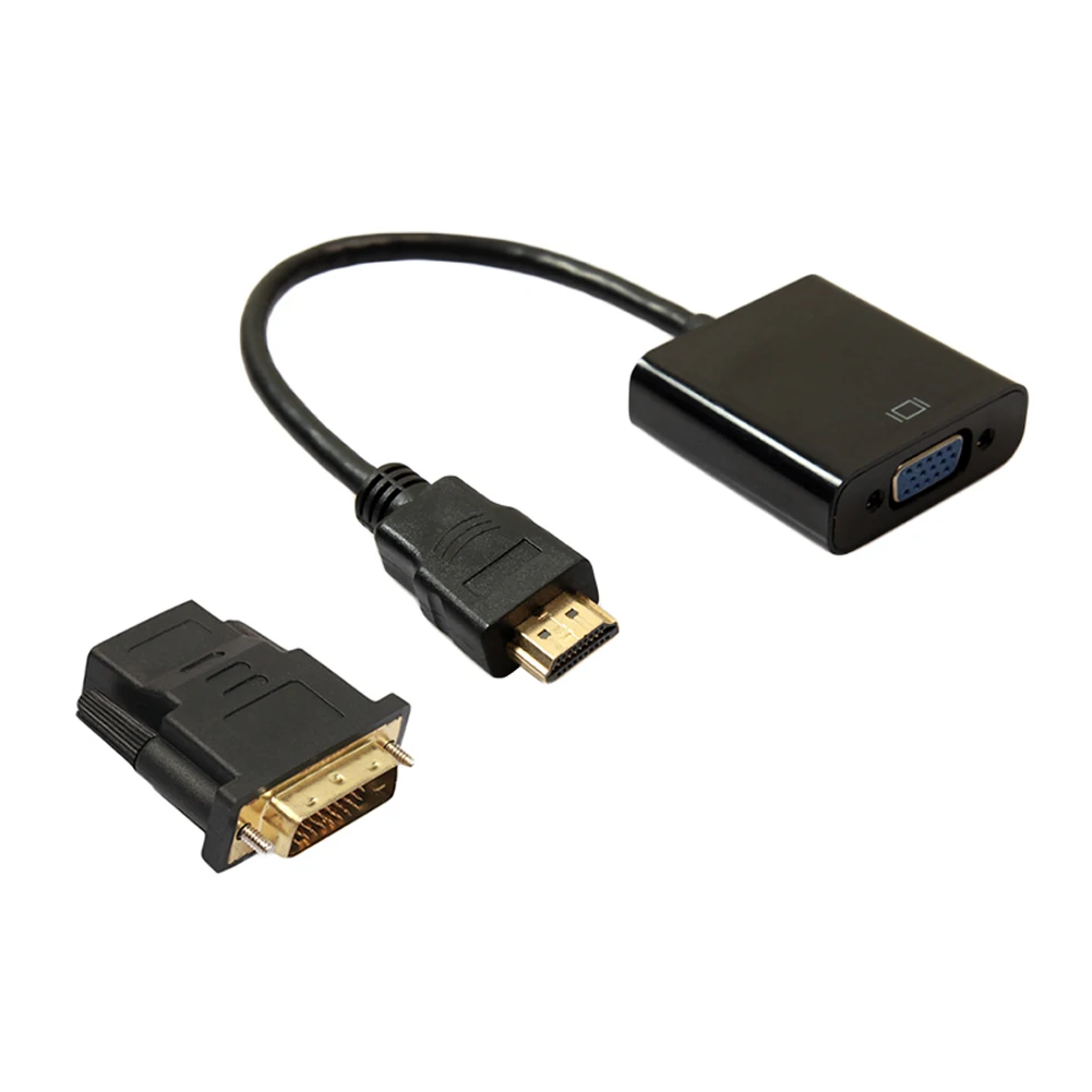 Высокоскоростной кабель 3 в 1 DVI 24 + к HDMI VGA комплекты адаптеров для ПК| |