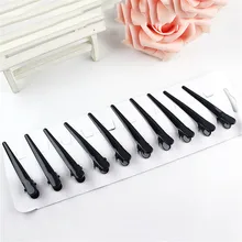 10 шт. DIY черный металлический одинарный зубец прическа Аллигатор заколка для волос большой заколки головной убор для женщин девочек