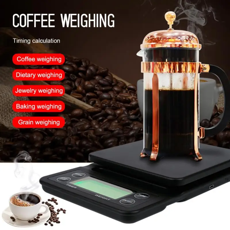 Portable Electronic Digital Kitchen Scale High Precision LCD Scales