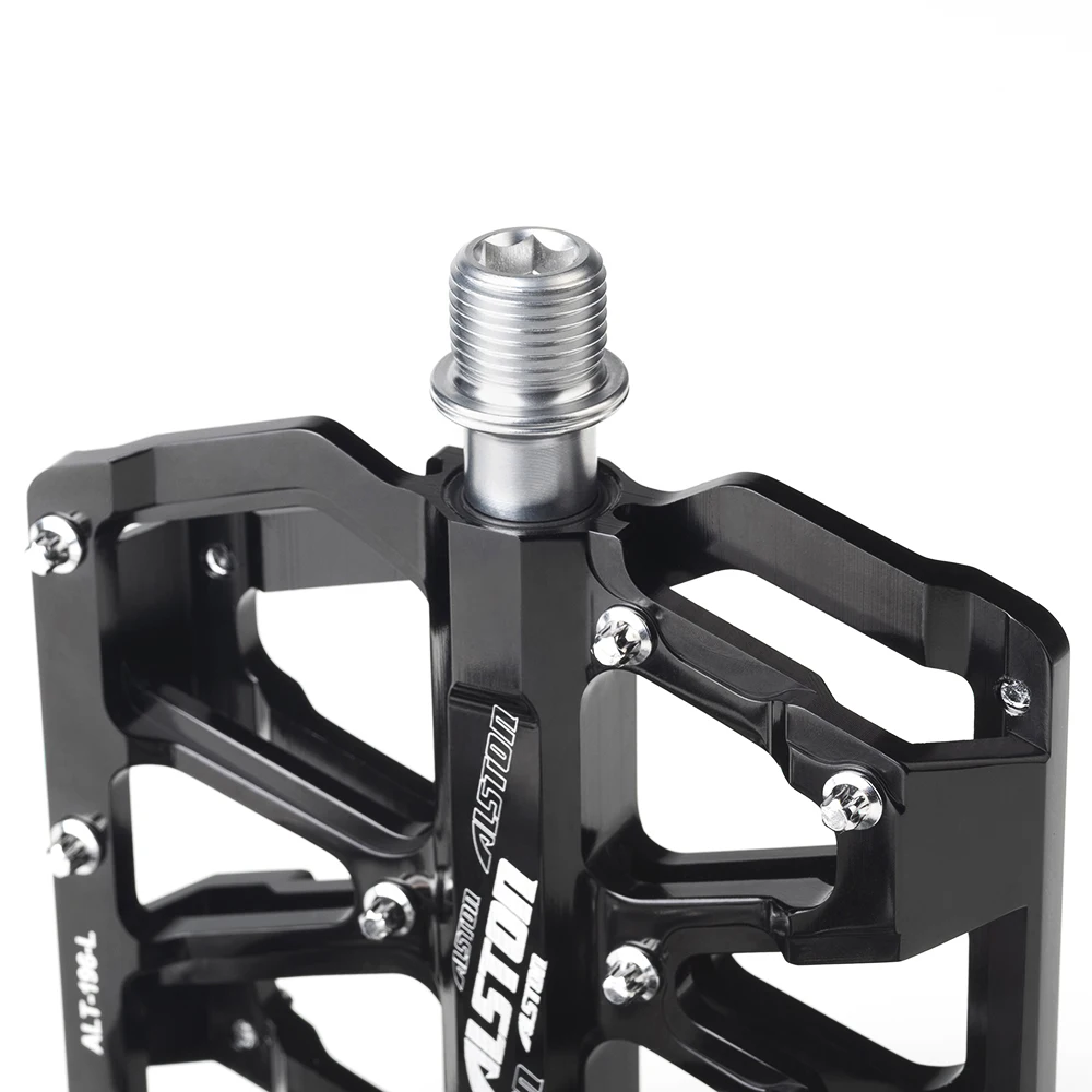 Günstige Mountainbike Pedale Hohe Stark Stärke Bunte Aluminium Legierung CNC Gefräste Versiegelt 3 Lager Pedale für BMX MTB 9 16