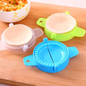 

3PCS PP Press DIY Meat Pie Dumpling Mould Food Grade Plastics Mold Makers Kitchen Supplies For Making Dumplings