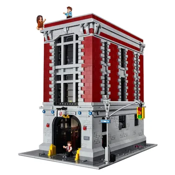 

In Stock 4705Pcs Ghostbusters Firehouse Headquarters Brinquedos City Lepines 75827 MOC Builing Blocks Bricks Model Set Kits Toys