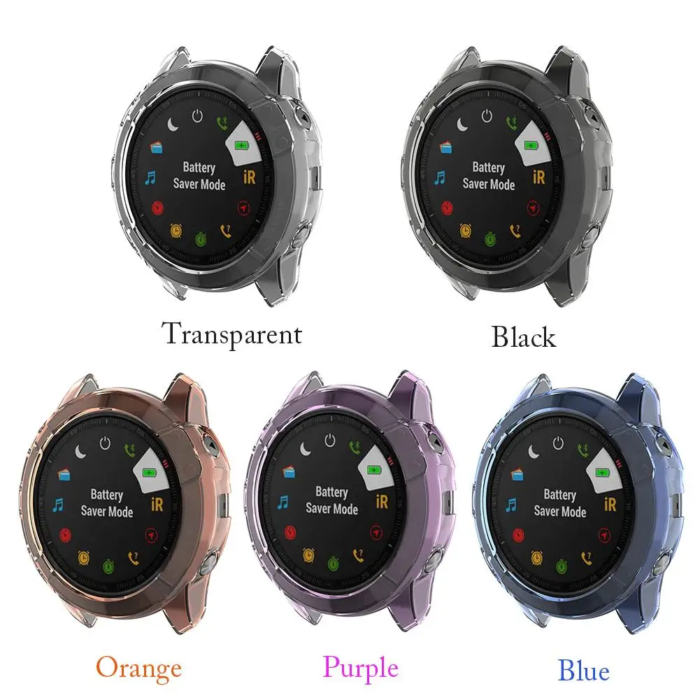 Ультратонкий Мягкий ТПУ защитный чехол для Garmin Fenix 6X Fenix6X защитный чехол умных часов Силиконовый чехол s