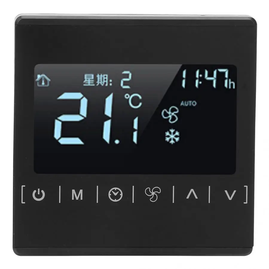 AC85-260 V 50/60 HzDigital термометр MH-1821 термостат подпольный ЖК-дисплей Сенсорный экран интеллигентая(ый) Температура контроллер