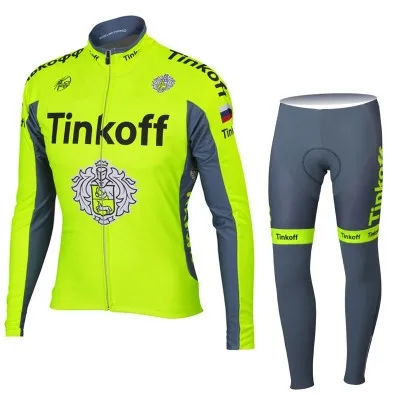 cycling jersey 5 Дышащая велосипедная майка, одежда для велосипеда, рубашка с длинным рукавом, комбинезон, комплект одежды для горного велосипеда, TINKOFF SKY - Color: cycling jersey 5