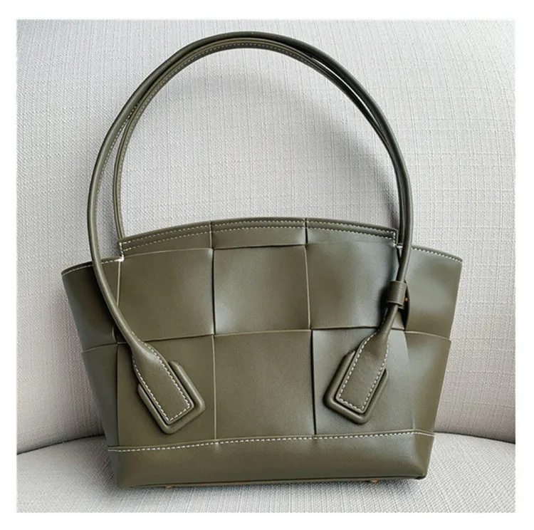 Модные женские сумки, роскошные дизайнерские, с верхней ручкой, брендовые сумки-тоут, женские сумки через плечо - Цвет: Green