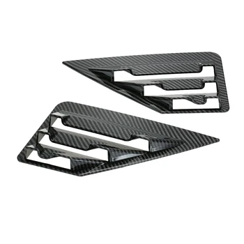 

Hot Car Rear Window Blinds Side Tuyere Shutter Cover Trim Rear Window Louvers 2pcs for Toyota C-HR 2016-19 Car Accessories