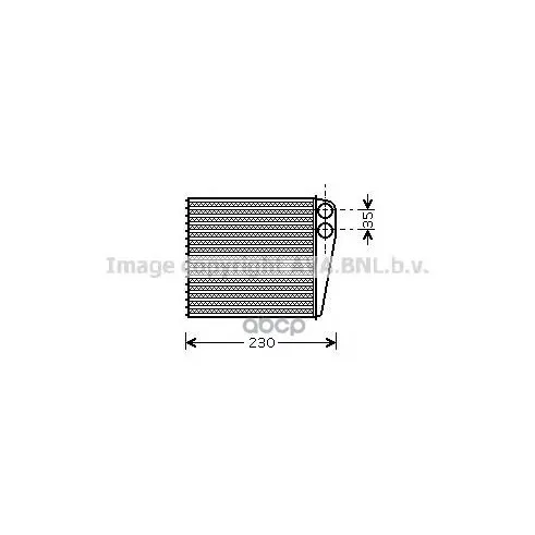 Теплообменник Отопление Салона Ava Vwa6229 Ava арт. VWA6229