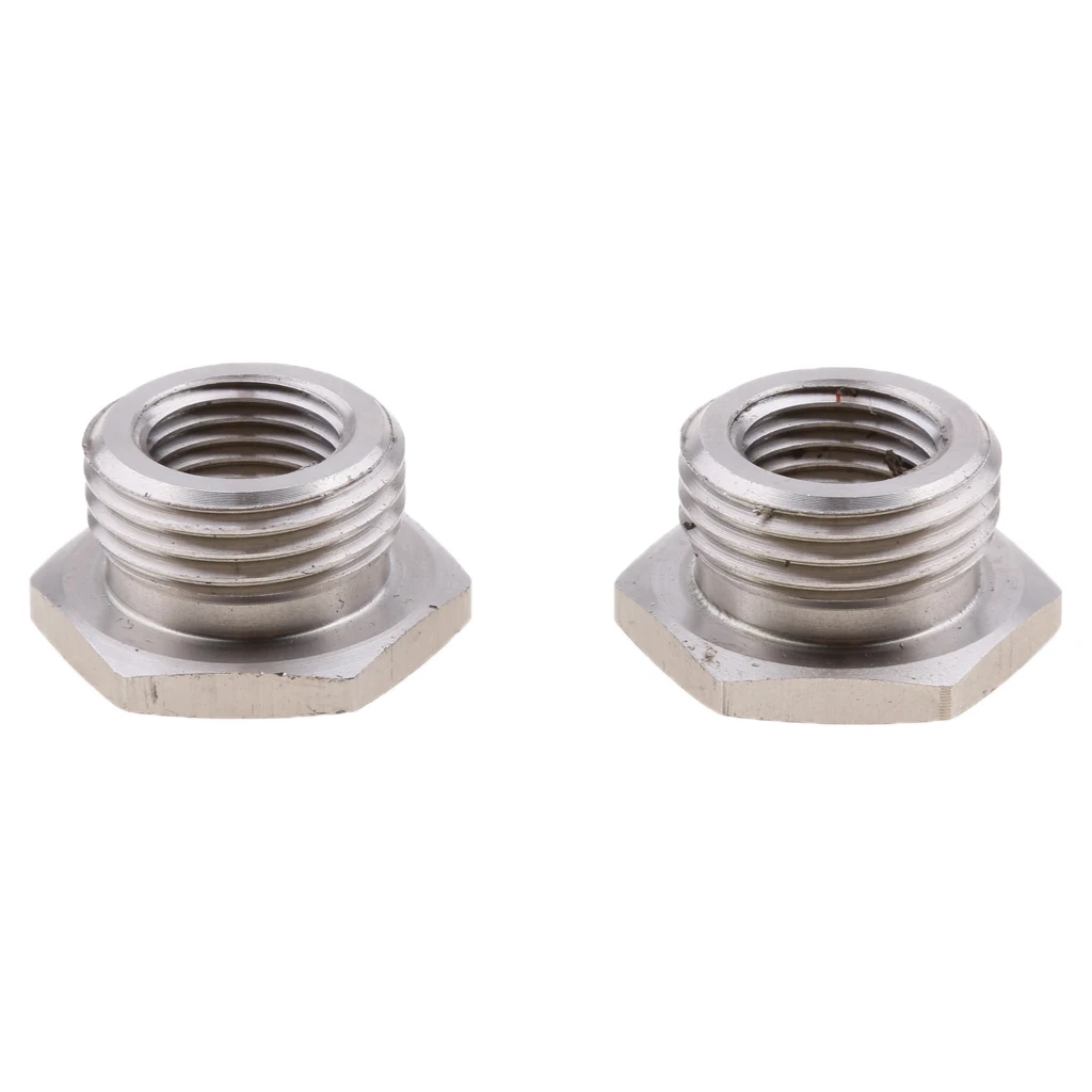 Stainless Reduce O2 Sensor Port Bungs Plug Adapters 18mm To 12mm For 
