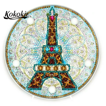 

DIY bedside Light full square Stickers for Night LED light 5d diamond mosaic decoration Diamond Tower style home Decoration