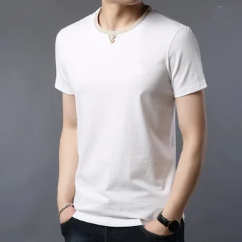 

Men's short sleeve t-shirt fashion casual clothes half sleeve 7281