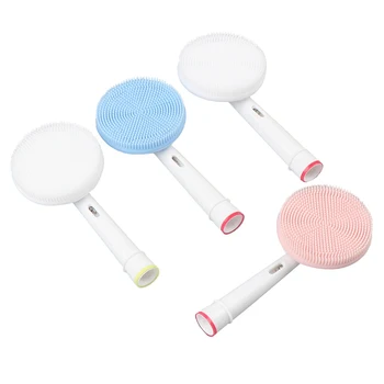 

2pcs/set Electric Toothbrush Replacement Facial Cleansing Brush Head Electric Toothbrush Cleansing Head Professional Face Care