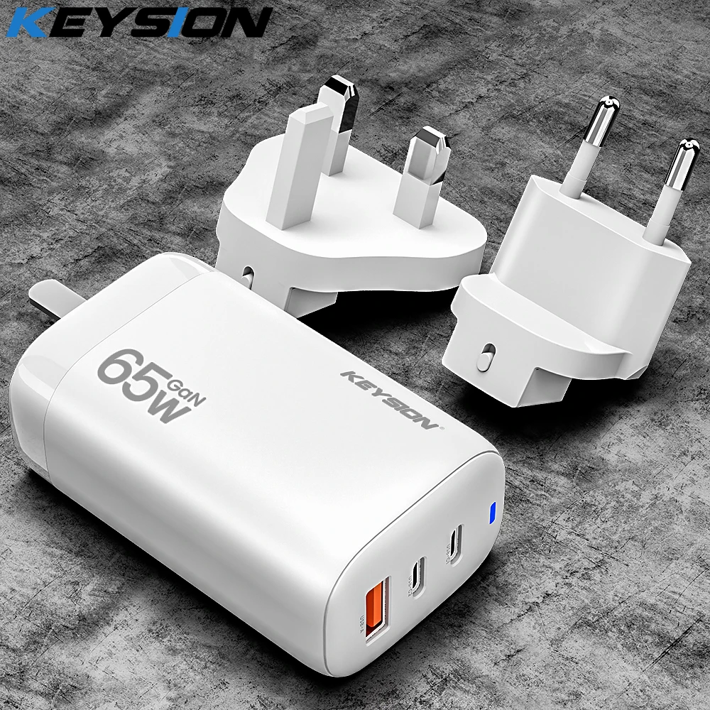 KEYSION GaN 65 Вт PD USB C зарядное устройство Quick Charge 4 0 QC3.0 USB-C Type Быстрая зарядка для iPhone 13