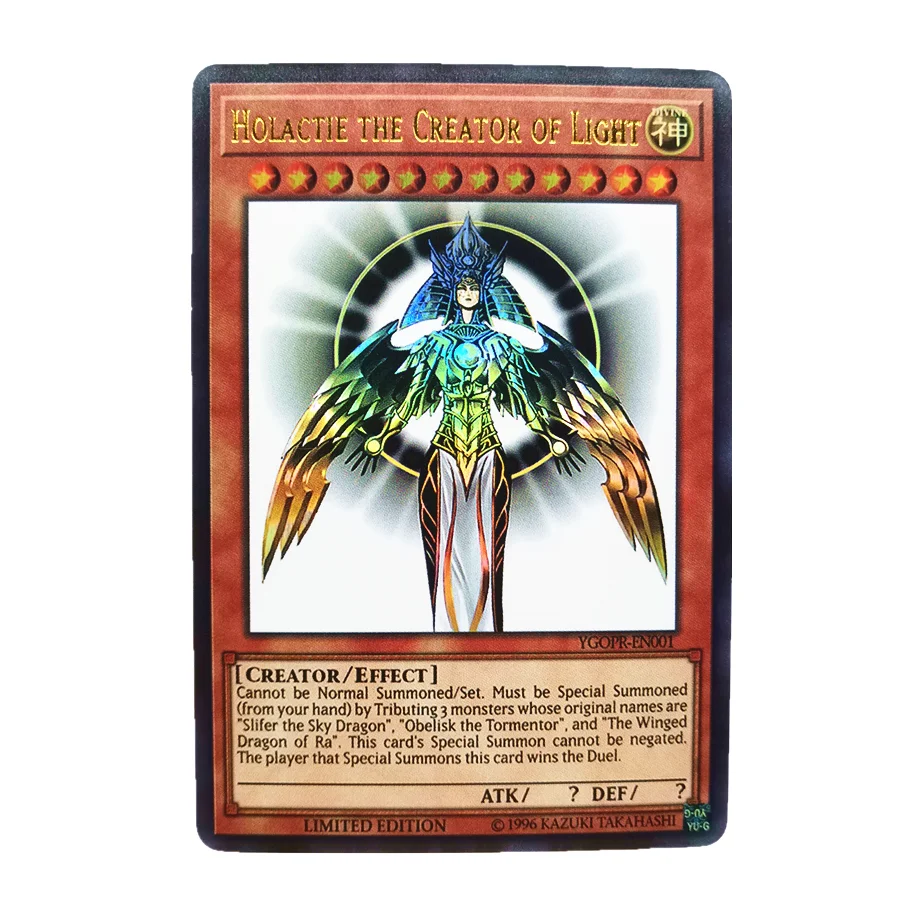 Yu Gi Oh Holactie De Schepper Van Licht Blauwe Ogen Witte Draak Diy  Speelgoed Hobby Hobby Collectibles Game Collection Anime kaarten -  AliExpress, image size:900x900
