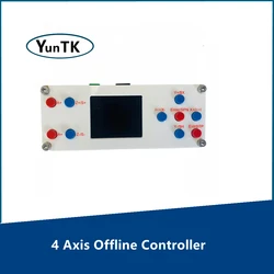 Contrôleur hors ligne 4 axes, Module LED X / Y / Z / A CNC30181.8 pouces, carte de Support SD / TF pour le travail de Machine à graver CNC 
