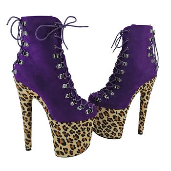 

Leecabe 20CM/8inches Heels Pole dancing shoes High Heel Pole Dance boots