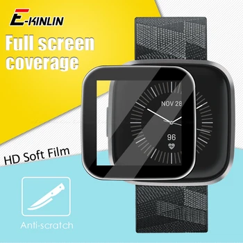

Screen Protector For Fitbit Versa 2 Lite 99D Full Glue Curved Smart Watches Protective Soft Film Not Tempered Glass