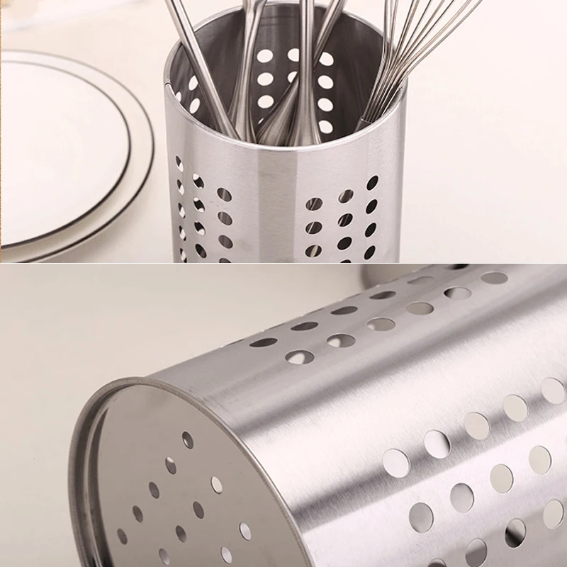 Draining Rack Chopsticks Spoon Fork Storage Box Kitchen Tableware Cutlery Holder