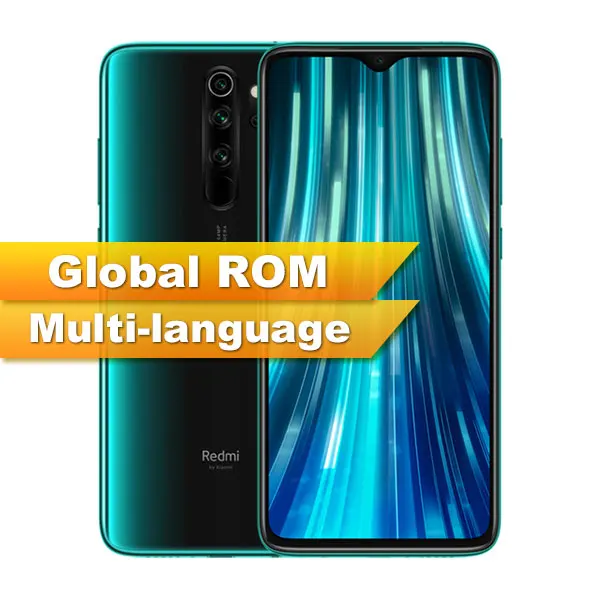 Global ROM Green Смартфон Xiaomi Redmi Note 8 Pro с глобальной прошивкой, 6 ГБ, 64 ГБ, Восьмиядерный процессор MTK Helio G90T, 64 мп, камера заднего вида, 4500 мА/ч, 2340x1080 - Цвет: Global ROM Green